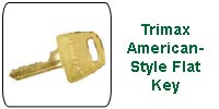 American Lock Sytle Flat Key